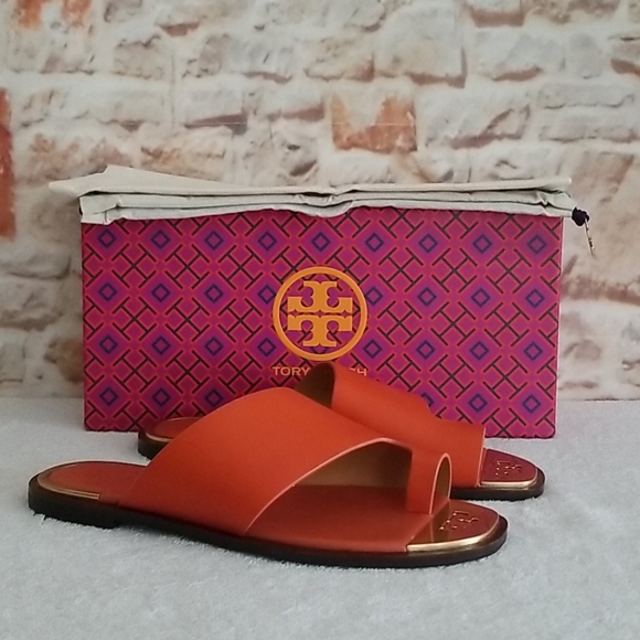 tory burch selby toe ring slide sandal